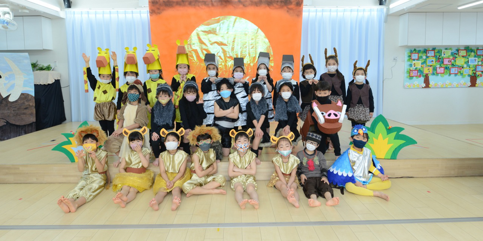 子どもたちがのびのびできる園庭です